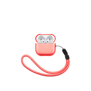 Tech21 Translucent EvoPop AirPods 4 Case - Coral